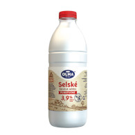 Mléko selské 3.9% 1l PET