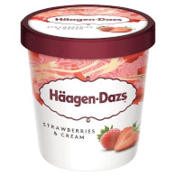 Zmrzlina jahody, smetana 460ml Häagen-Dasz