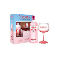 Gin Gordons Pink 37,5% 0,7l + sklo XSZ