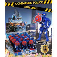 Commando police svítící s cukrovinkou 3g Trebor