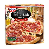 Pizza Feliciana Salame e Chorizo 320g Dr. Oetker