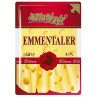 Emmentaler 45% 100g Zlatý sýr plátky