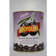 Olivy černé kráj. 3kg Coopoliva