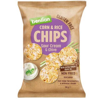Chips Corn Rice smetana/pažitka 50g